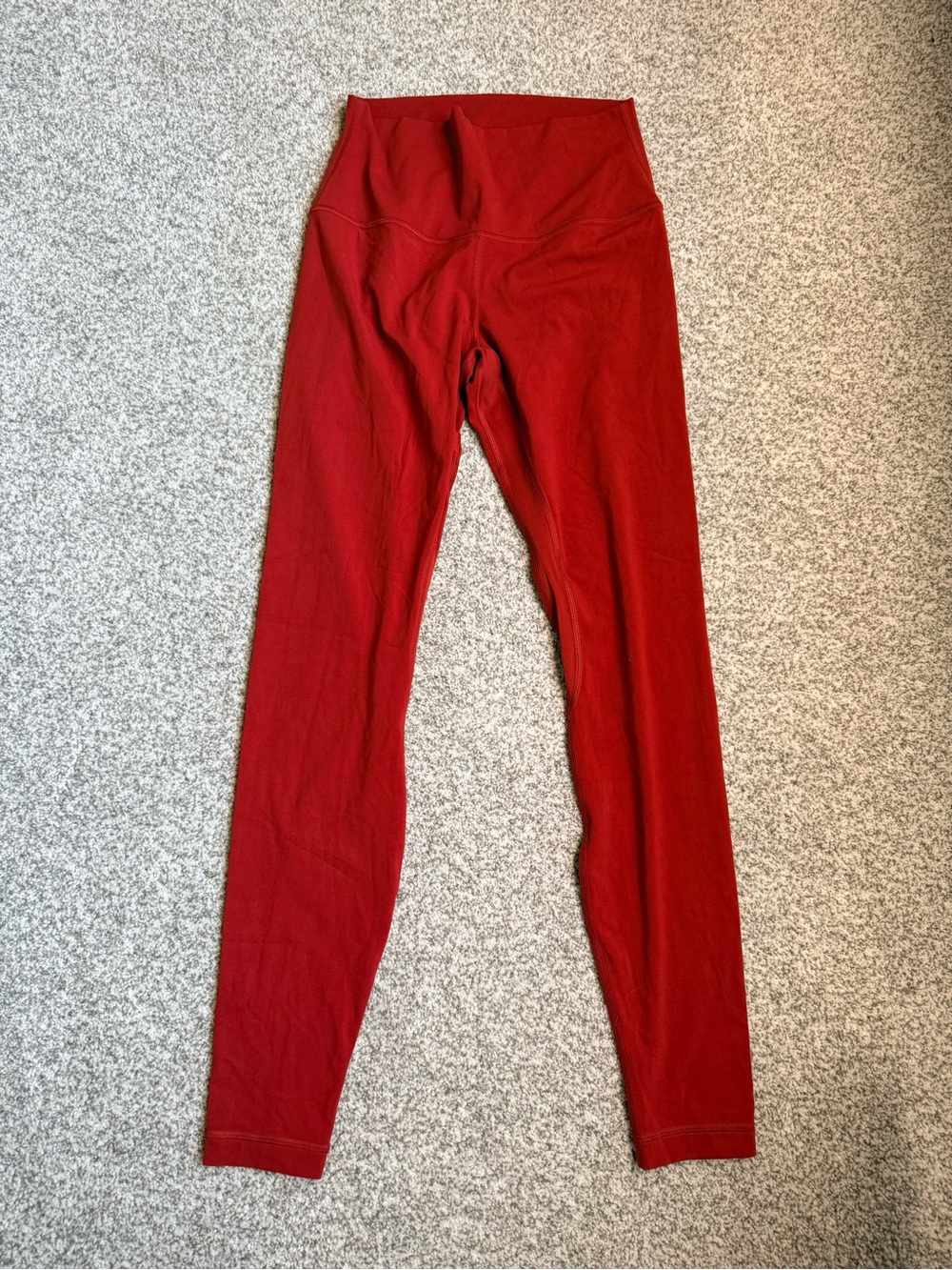 lululemon athletica align burnt orange/red High-Rise Leggings